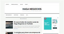 Desktop Screenshot of haganegocios.com